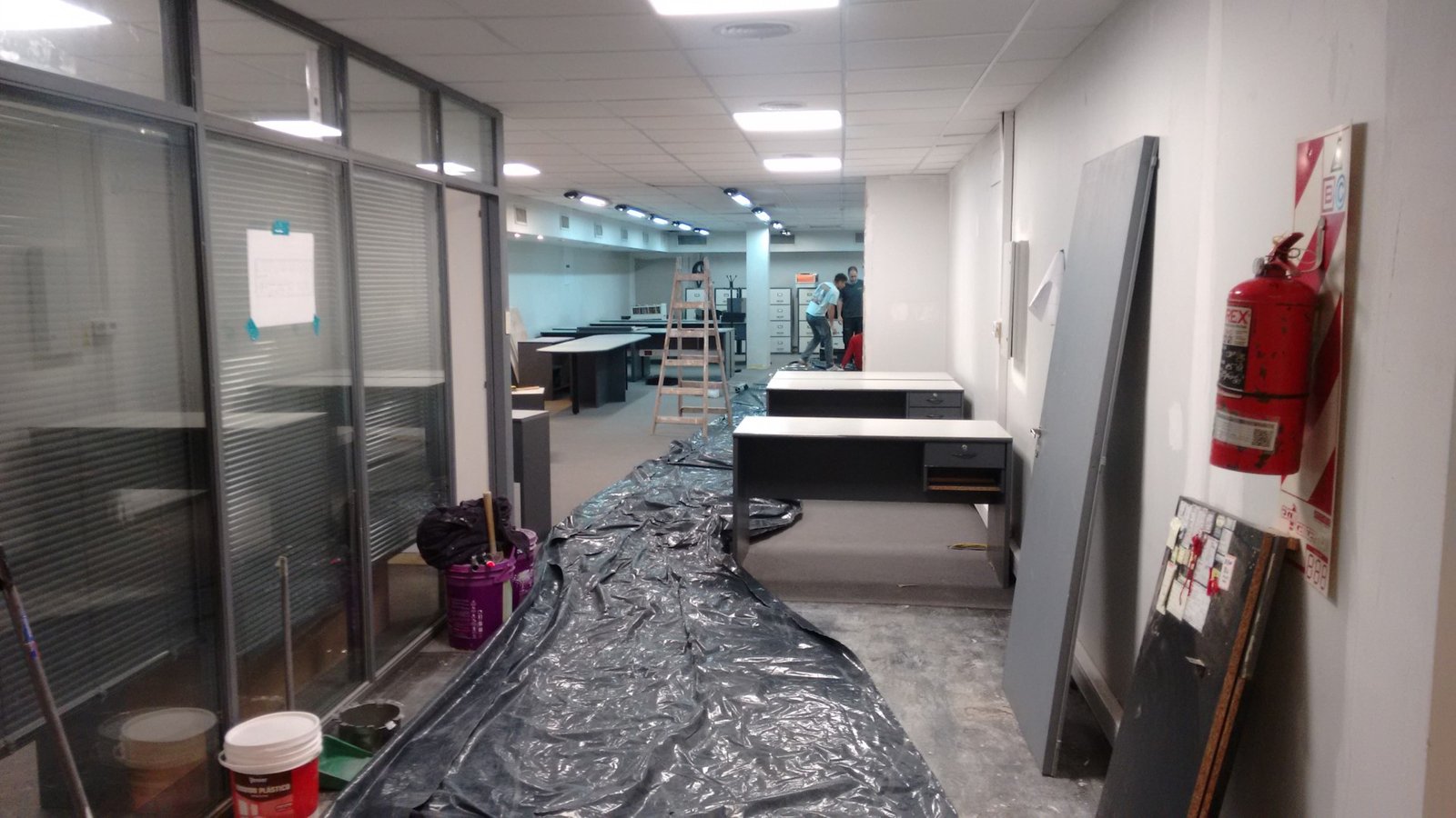 Reforma de Oficina, Instalaciones, Cambio de Imagen Institucional — obra